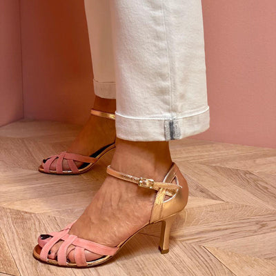 Sena® | Kitten-Absatzsandalen mit offener Spitze