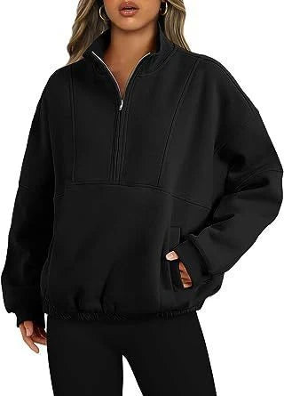 Chloe - Quarter-Reißverschluss-Pullover