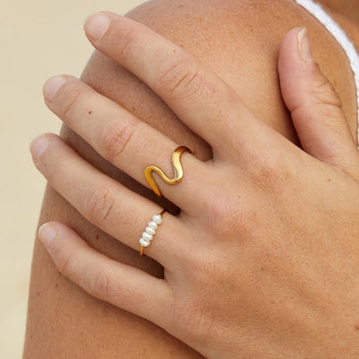 Tini® | Ring aus Süßwasserperlen