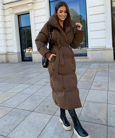 Bianca® | Langer Wintermantel mit Gürtel