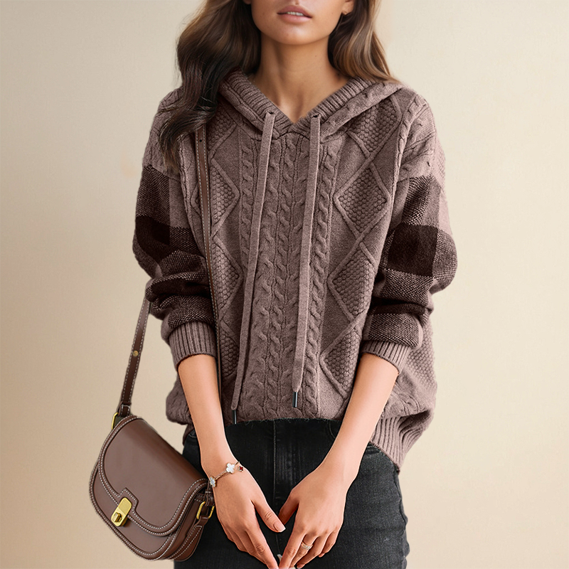 CHRISTINA® | JACQUARD-PULLOVER MIT KAPUZE