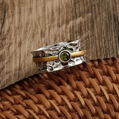 Dori® | Eleganter grüner Zirkonring
