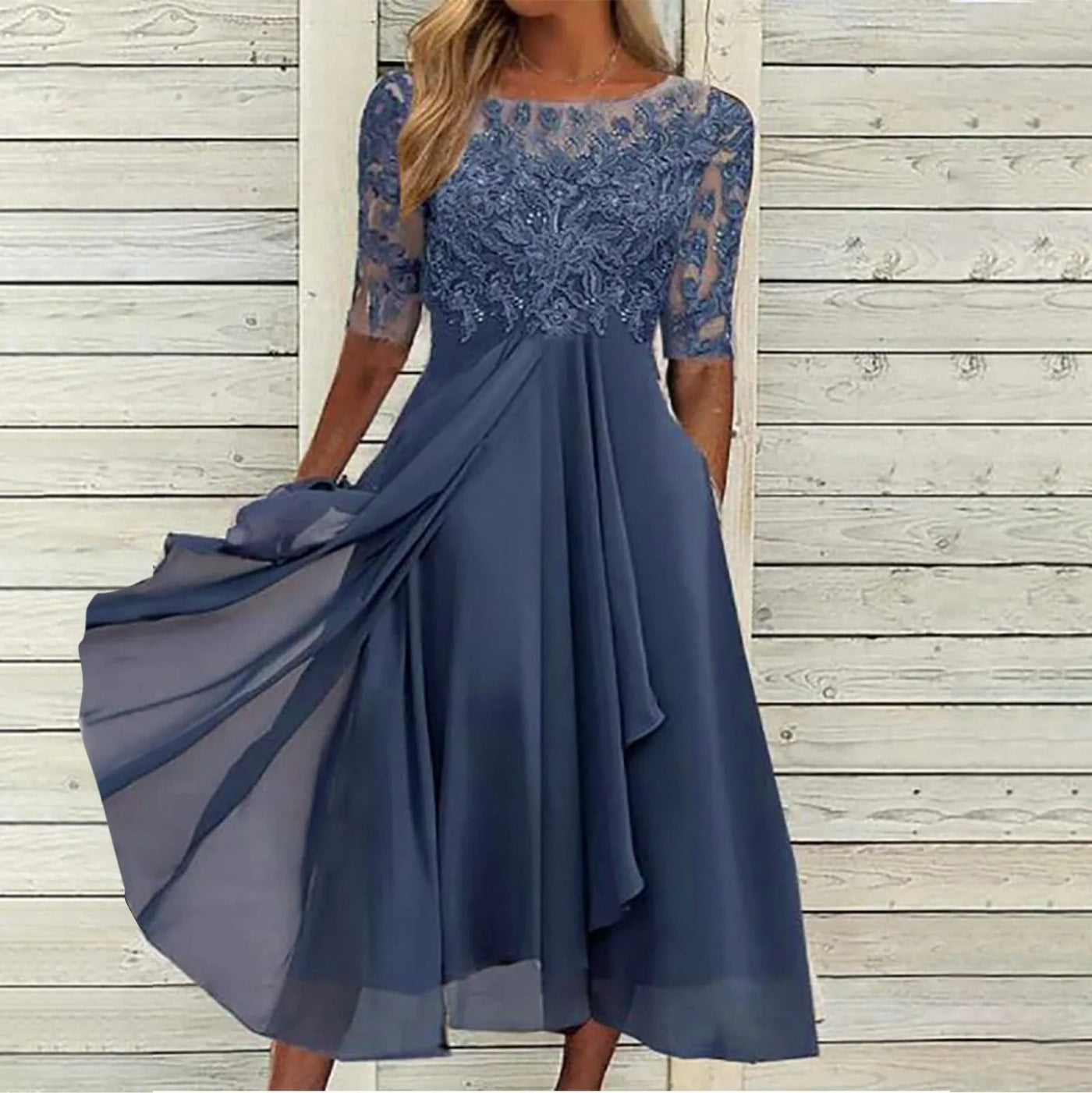 Lely - Schickes Chiffon-Kleid