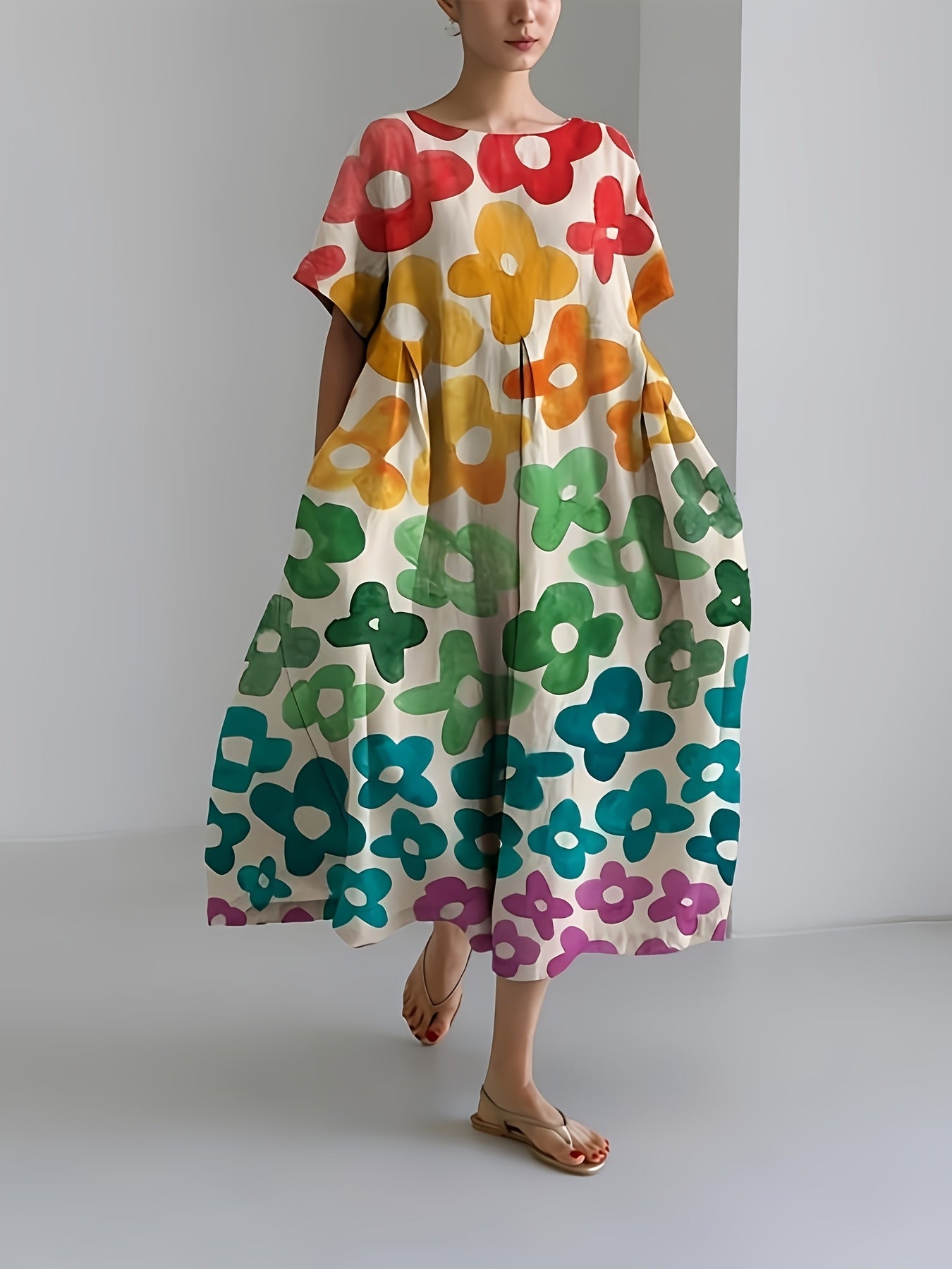 Liliane® | Regenbogen Garten Kleid