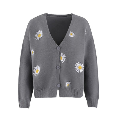 Diana - Florale Strickjacke