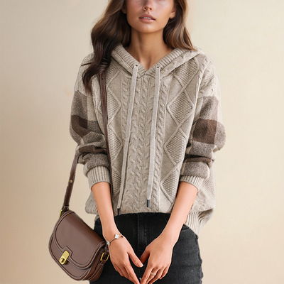 CHRISTINA® | JACQUARD-PULLOVER MIT KAPUZE