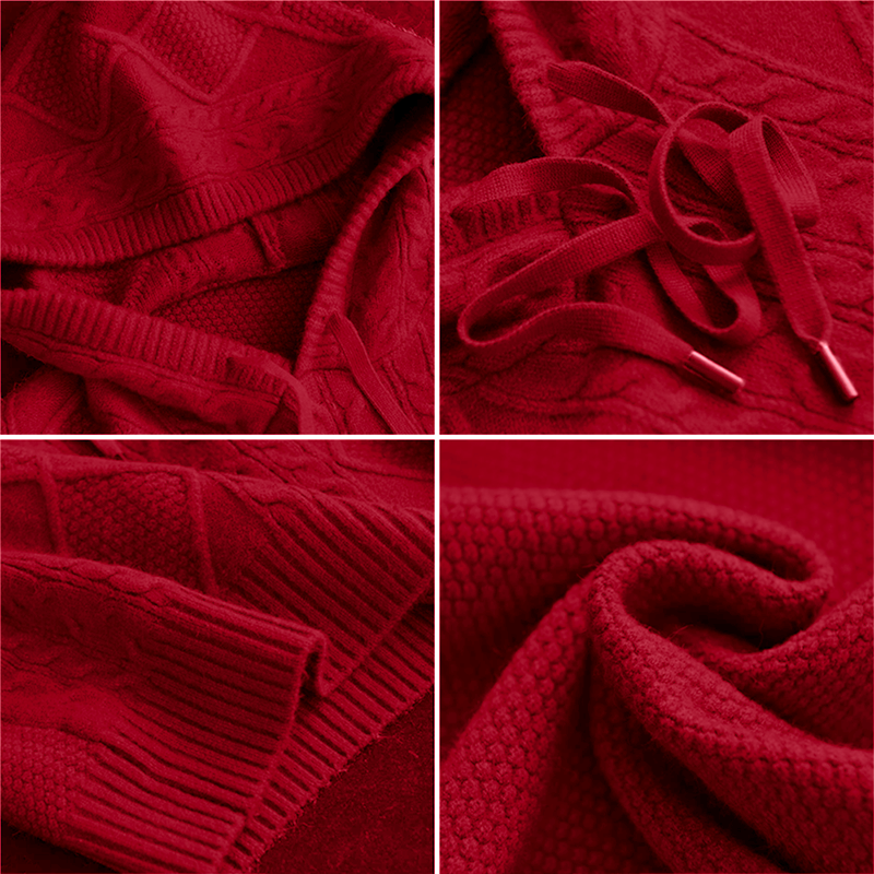 CHRISTINA® | JACQUARD-PULLOVER MIT KAPUZE