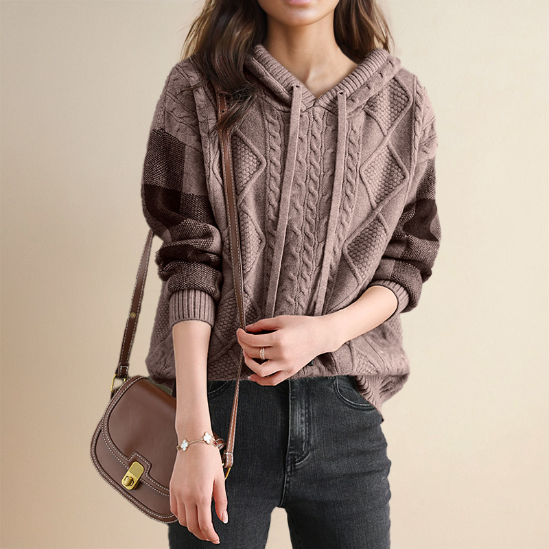 CHRISTINA® | JACQUARD-PULLOVER MIT KAPUZE