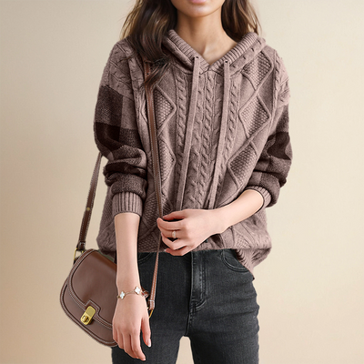 CHRISTINA® | JACQUARD-PULLOVER MIT KAPUZE