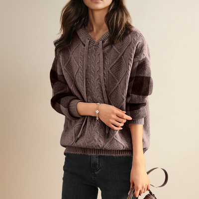 CHRISTINA® | JACQUARD-PULLOVER MIT KAPUZE