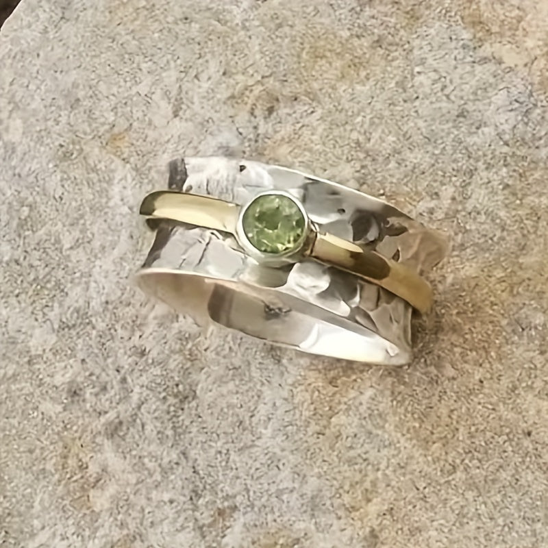 Dori® | Eleganter grüner Zirkonring