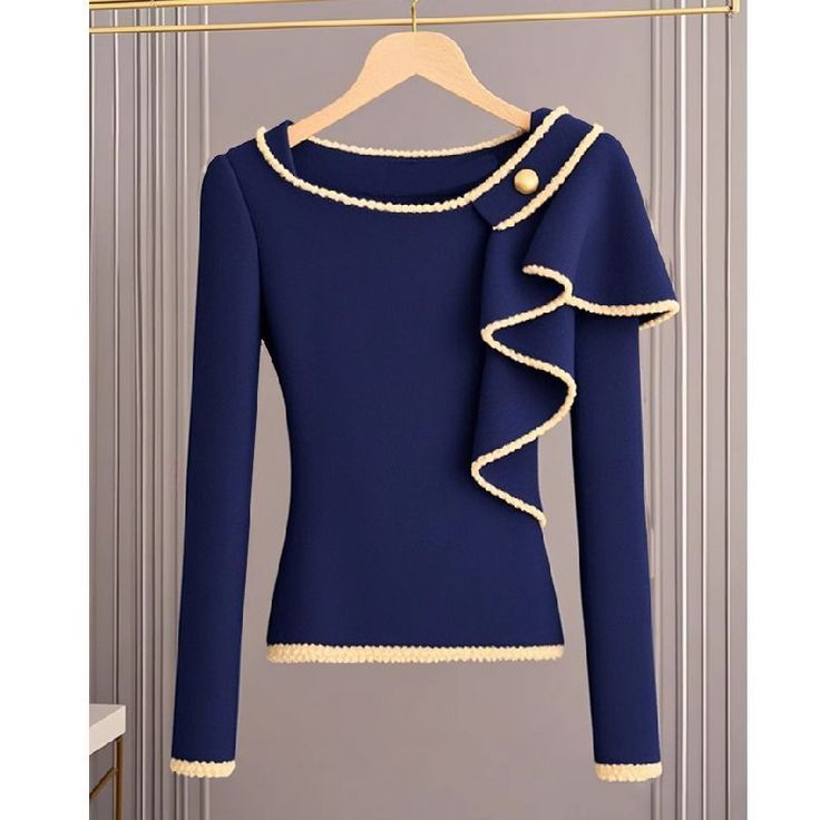Domitilla® | Langarmpullover in Frischem Blau