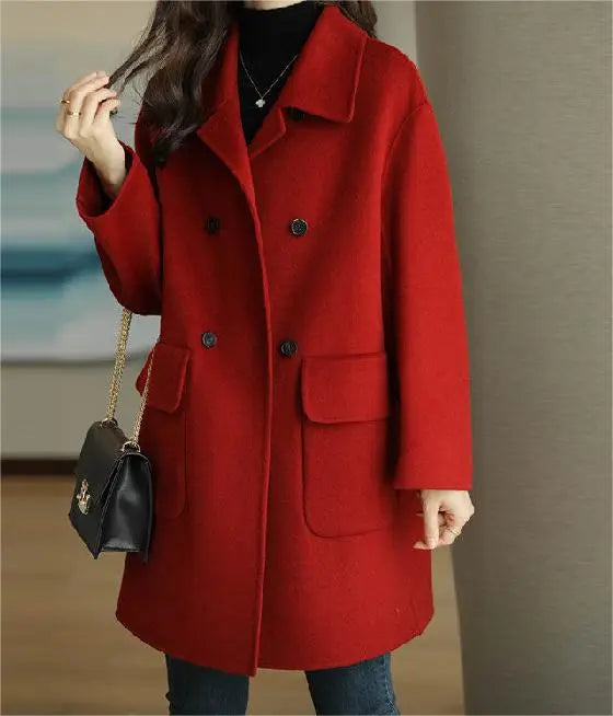 Katharina® | Wintermantel für Damen aus Wolle