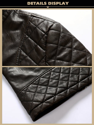 Simon® | Handgefertigte Lederjacke für Herren