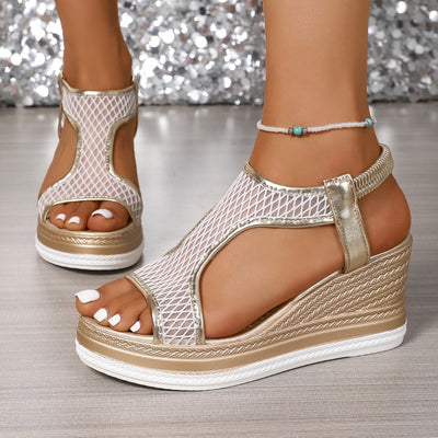 Greta® | Orthopädische Sandale mit Keilabsatz