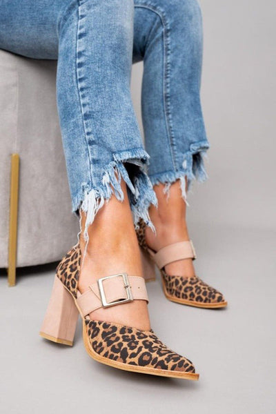Brigitte® | Elegante Leopard-Suede-Sandalen