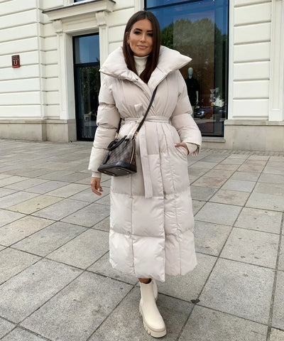 Bianca® | Langer Wintermantel mit Gürtel