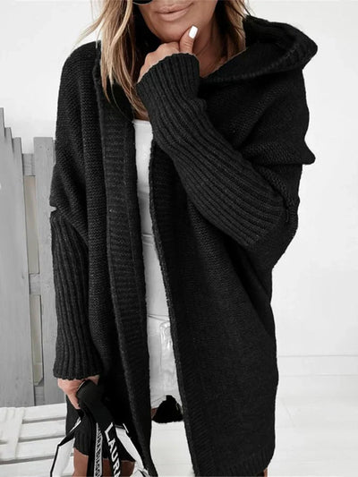 Heidi - Gemütlicher oversized Kapuzen-Cardigan