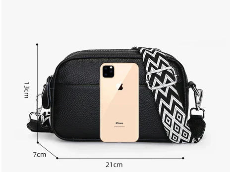 ELKE® | LEDER SCHULTERTASCHE