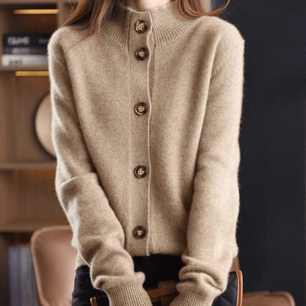 Ylva® | Luxuriöser Cashmere Strickcardigan