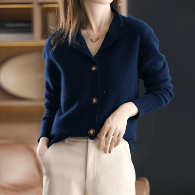 Ylva® | Luxuriöser Cashmere Strickcardigan