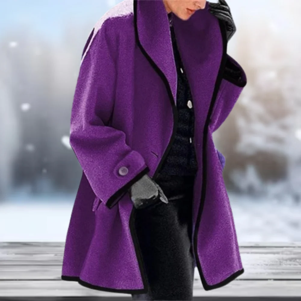 Amalia® | Premium Wollmantel für Herbst & Winter