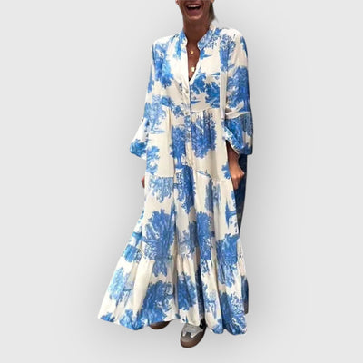 Hanna - Florales Maxikleid