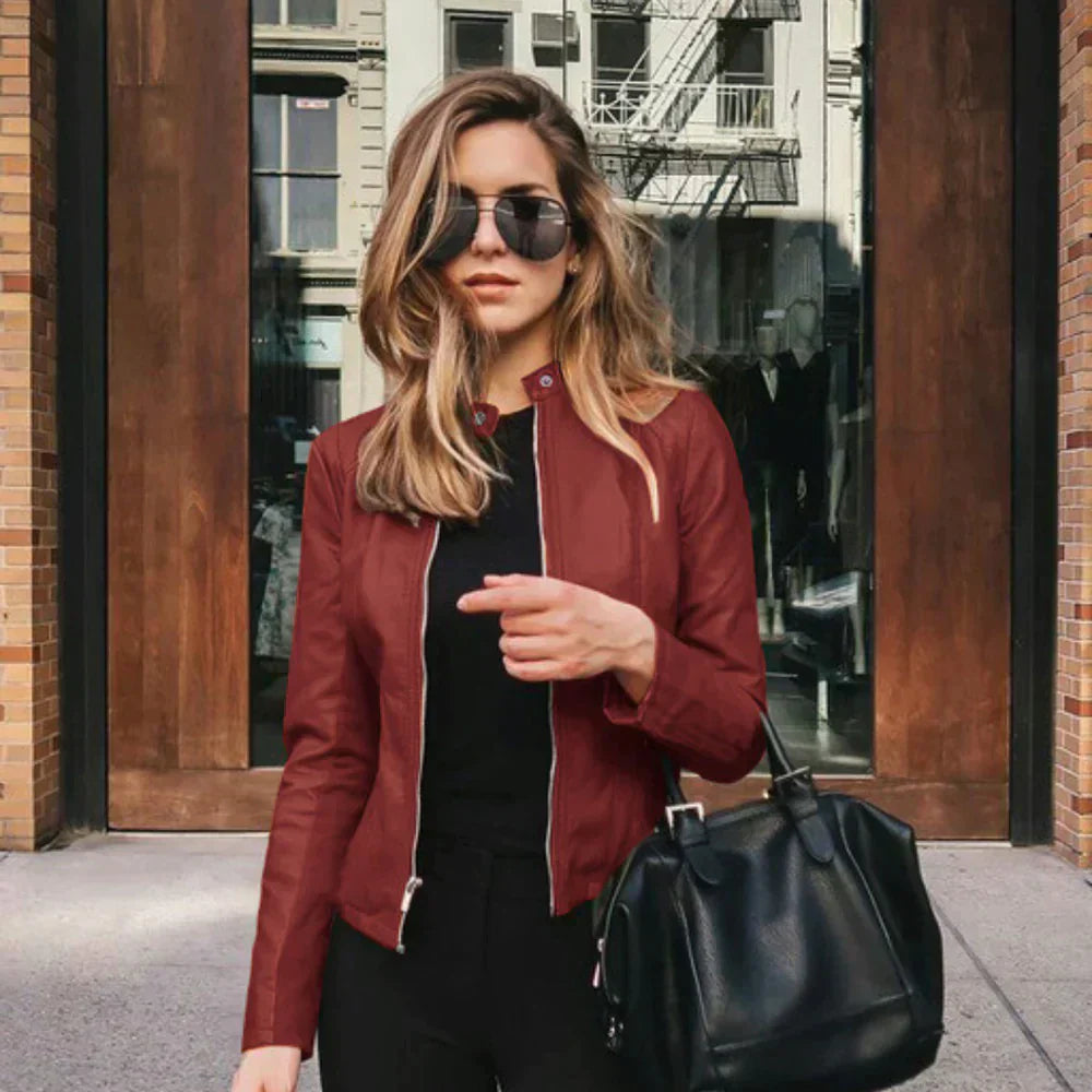 Pauline® | Italienische Lederjacke