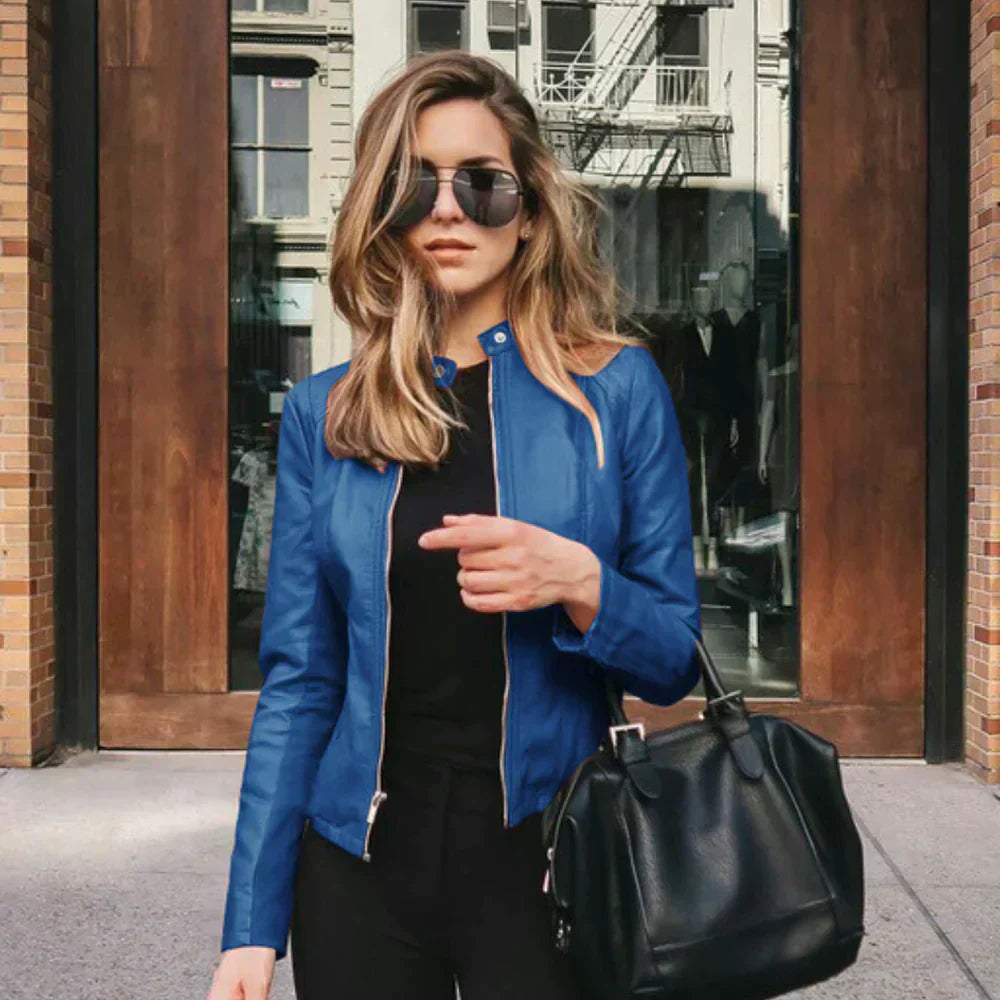 Pauline® | Italienische Lederjacke