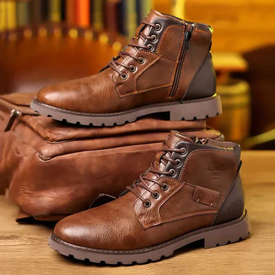 Rudi® | Schnürstiefel aus strapazierfähigem Leder