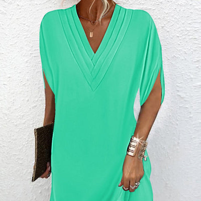Anemoon™ | Elegantes Kleid mit V-Ausschnitt