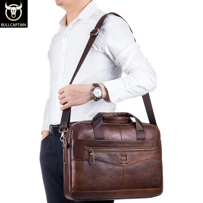 Chase® | Leder Arbeits-Umhängetasche