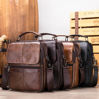 Clint® | Alltag Leder Schultertasche