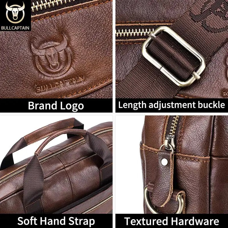 Chase® | Leder Arbeits-Umhängetasche
