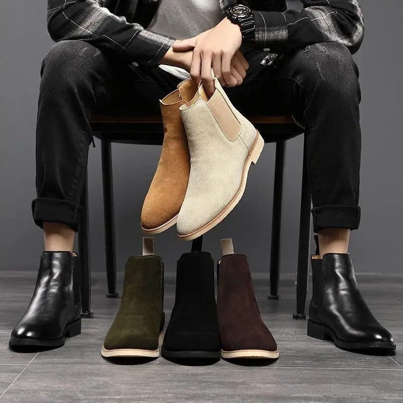 Oliver® | Wildleder Chelsea-Stiefel