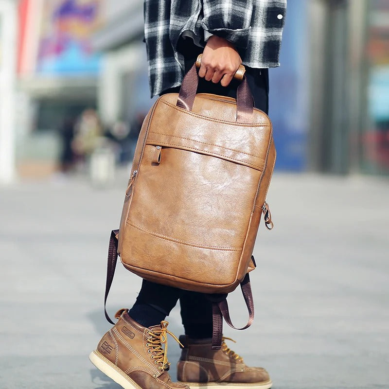 Benedikt® | Herren-Laptoptasche aus Leder für das Büro