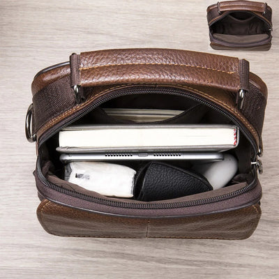 Clint® | Alltag Leder Schultertasche