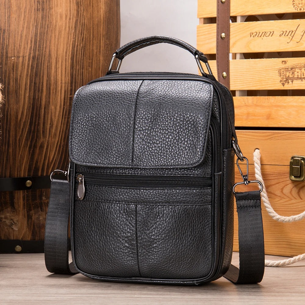Clint® | Alltag Leder Schultertasche