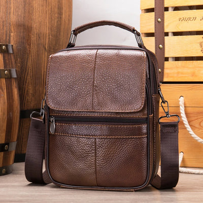 Clint® | Alltag Leder Schultertasche