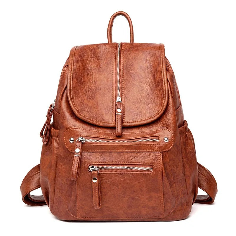 Anika® | Bequemer und leichter Rucksack aus Leder