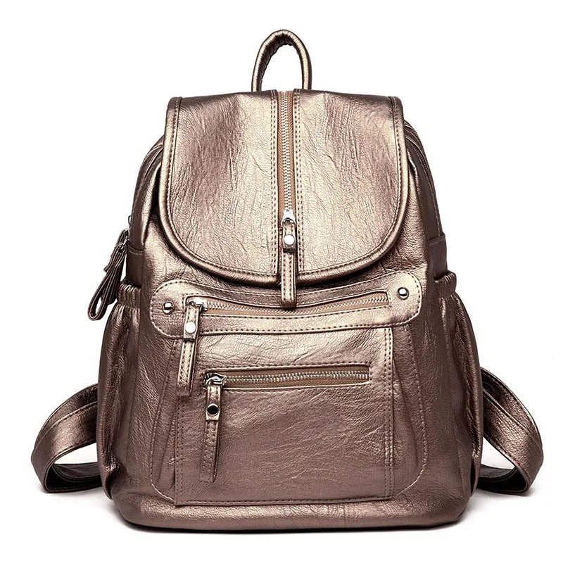 Anika® | Bequemer und leichter Rucksack aus Leder