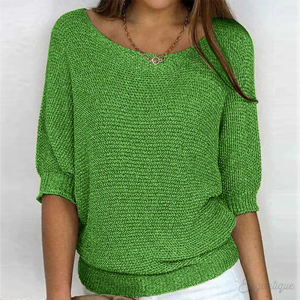 Nadya - Gemütlicher Lockerer Strickpullover