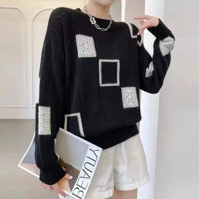 Odessa - Entspannter geometrischer Pullover