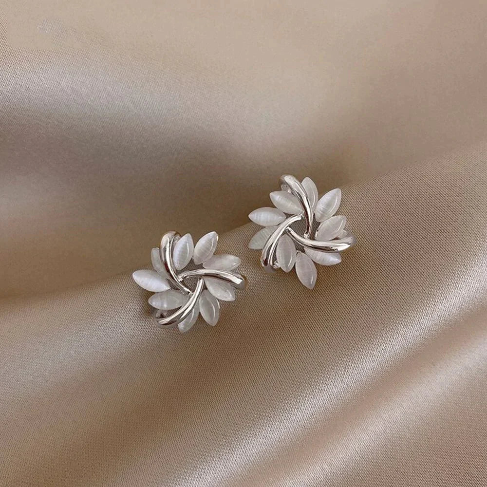 Alia® | Ohrringe mit Opalblüten in Gold