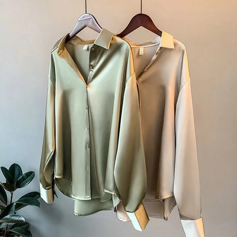Verena® | Damenbluse aus Satin