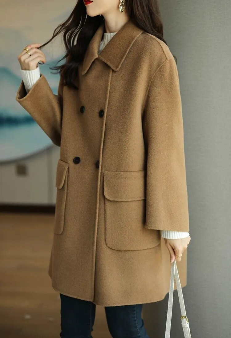 Katharina® | Wintermantel für Damen aus Wolle
