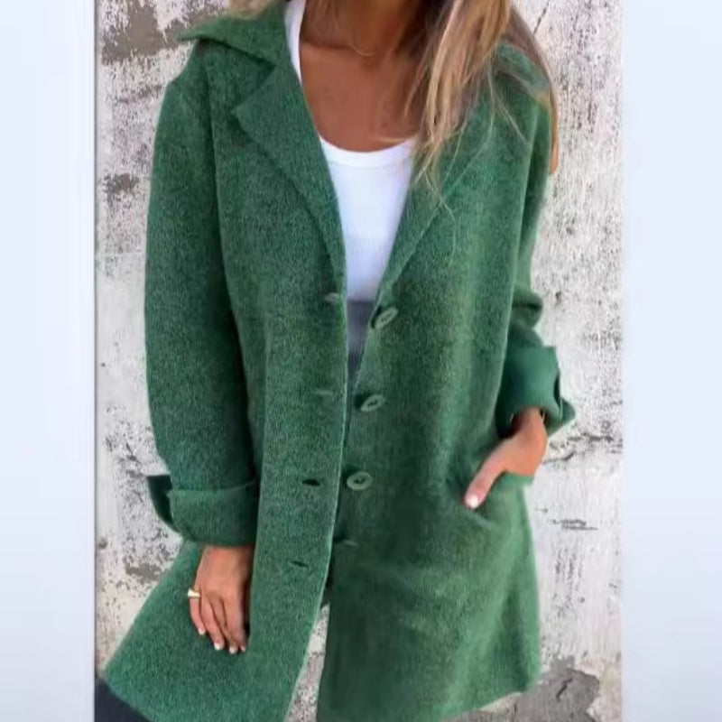 Lisa® | CASUAL-EINREIHIGE JACKE MIT KAPUZE