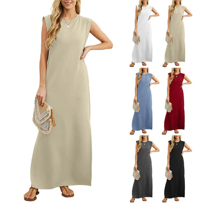 Tessa - Ärmloses Maxikleid