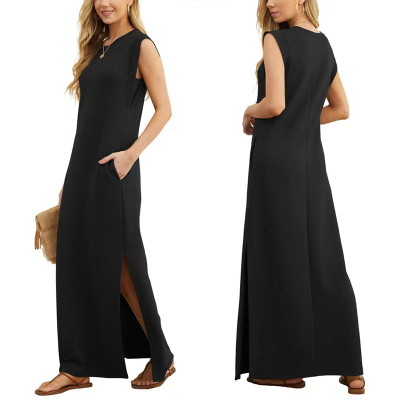 Tessa - Ärmloses Maxikleid