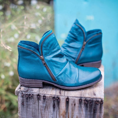 Maja® | Lederstiefel mit Reißverschluss